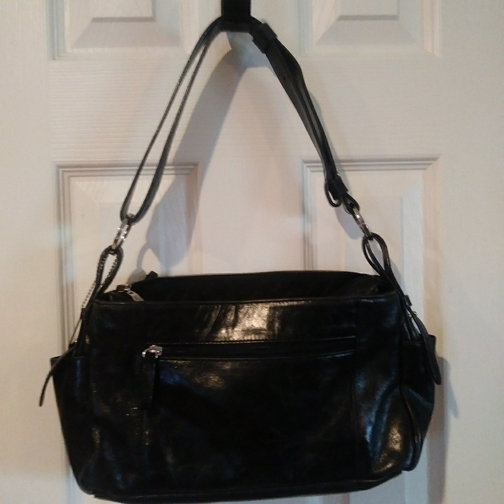 Madison studio Black leather purse